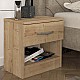 Κομοδίνο μελαμίνης Lube Megapap χρώμα sapphire oak 40x28,2x40εκ. Κομοδίνο μελαμίνης Lube Megapap χρώμα sapphire oak 40x28,2x40εκ.