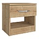 Κομοδίνο μελαμίνης Lube Megapap χρώμα sapphire oak 40x28,2x40εκ. Κομοδίνο μελαμίνης Lube Megapap χρώμα sapphire oak 40x28,2x40εκ.