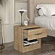 Κομοδίνο Lube Megapap χρώμα sapphire oak 40x28,2x40εκ. Κομοδίνο Lube Megapap χρώμα sapphire oak 40x28,2x40εκ.