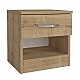 Κομοδίνο Lube Megapap χρώμα sapphire oak 40x28,2x40εκ. Κομοδίνο Lube Megapap χρώμα sapphire oak 40x28,2x40εκ.
