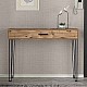 Κονσόλα μελαμίνης Rochel Megapap χρώμα atlantic pine 120x35x89,8εκ. Κονσόλα μελαμίνης Rochel Megapap χρώμα atlantic pine 120x35x89,8εκ.