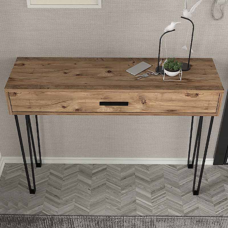 Κονσόλα μελαμίνης Rochel Megapap χρώμα atlantic pine 120x35x89,8εκ. Κονσόλα μελαμίνης Rochel Megapap χρώμα atlantic pine 120x35x89,8εκ.