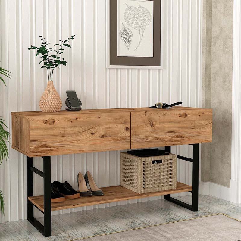 Κονσόλα Aron Megapap χρώμα atlantic pine 138,8x41x75,7εκ. Κονσόλα Aron Megapap χρώμα atlantic pine 138,8x41x75,7εκ.