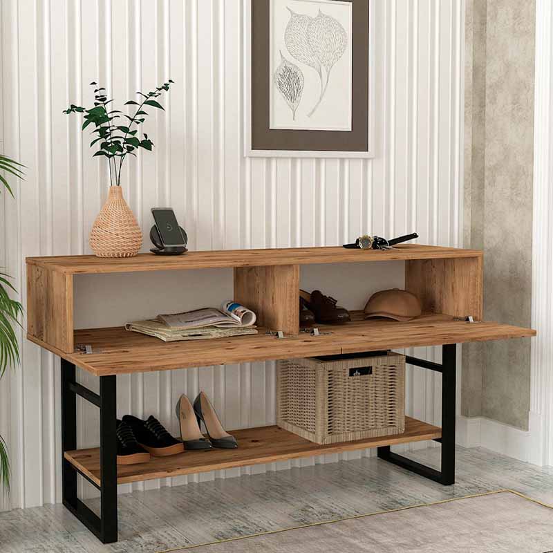 Κονσόλα Aron Megapap χρώμα atlantic pine 138,8x41x75,7εκ. Κονσόλα Aron Megapap χρώμα atlantic pine 138,8x41x75,7εκ.