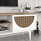 Έπιπλο τηλεόρασης Aureta Megapap χρώμα λευκό - sapphire oak 150x35x52,8 εκ. Έπιπλο τηλεόρασης Aureta Megapap χρώμα λευκό - sapphire oak 150x35x52,8 εκ.