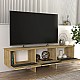 Έπιπλο τηλεόρασης Venita Megapap χρώμα sapphire oak - ανθρακί 150x35x45,3εκ. Έπιπλο τηλεόρασης Venita Megapap χρώμα sapphire oak - ανθρακί 150x35x45,3εκ.