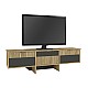 Έπιπλο τηλεόρασης Venita Megapap χρώμα sapphire oak - ανθρακί 150x35x45,3εκ. Έπιπλο τηλεόρασης Venita Megapap χρώμα sapphire oak - ανθρακί 150x35x45,3εκ.