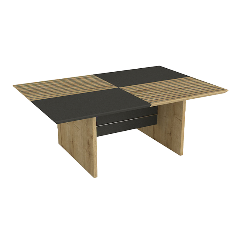 Τραπεζάκι σαλονιού Venita Megapap χρώμα sapphire oak - ανθρακί 90x60x33,8εκ. Τραπεζάκι σαλονιού Venita Megapap χρώμα sapphire oak - ανθρακί 90x60x33,8εκ.