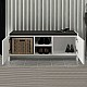 Παπουτσοθήκη Verly Megapap χρώμα λευκό 110x33,2x43εκ. Παπουτσοθήκη Verly Megapap χρώμα λευκό 110x33,2x43εκ.