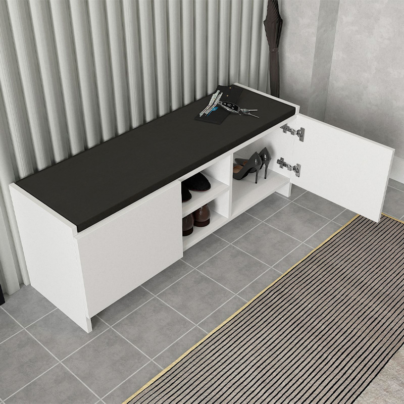 Παπουτσοθήκη Verly Megapap χρώμα λευκό 110x33,2x43εκ. Παπουτσοθήκη Verly Megapap χρώμα λευκό 110x33,2x43εκ.