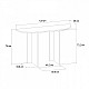 Κονσόλα Cortado Megapap χρώμα sapphire oak 120x35x75εκ. Κονσόλα Cortado Megapap χρώμα sapphire oak 120x35x75εκ.