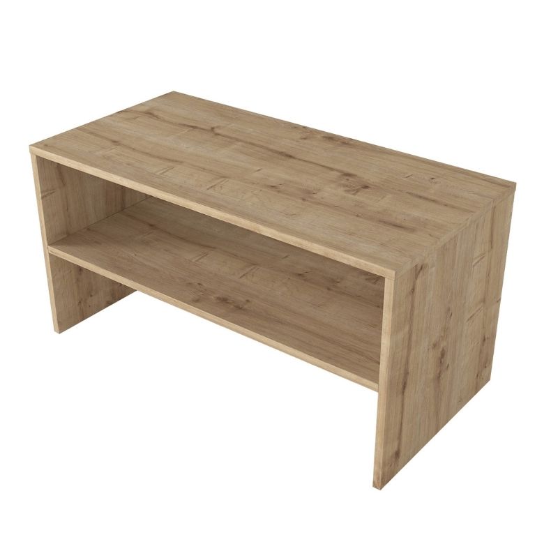Τραπεζάκι σαλονιού Eleva Megapap χρώμα sapphire oak 90x44,6x46,4εκ. Τραπεζάκι σαλονιού Eleva Megapap χρώμα sapphire oak 90x44,6x46,4εκ.