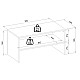 Τραπεζάκι σαλονιού Eleva Megapap χρώμα sapphire oak 90x44,6x46,4εκ. Τραπεζάκι σαλονιού Eleva Megapap χρώμα sapphire oak 90x44,6x46,4εκ.