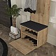Έπιπλο εισόδου Track Megapap χρώμα sapphire oak 60x38,2x190εκ. Έπιπλο εισόδου Track Megapap χρώμα sapphire oak 60x38,2x190εκ.
