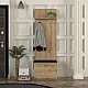 Έπιπλο εισόδου Track Megapap χρώμα sapphire oak 60x38,2x190εκ. Έπιπλο εισόδου Track Megapap χρώμα sapphire oak 60x38,2x190εκ.