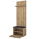 Έπιπλο εισόδου Track Megapap χρώμα sapphire oak 60x38,2x190εκ. Έπιπλο εισόδου Track Megapap χρώμα sapphire oak 60x38,2x190εκ.