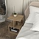 Κομοδίνο - Τραπεζάκι βοηθητικό Entiero Megapap χρώμα sapphire oak 39,8x35x54,6εκ. Κομοδίνο - Τραπεζάκι βοηθητικό Entiero Megapap χρώμα sapphire oak 39,8x35x54,6εκ.