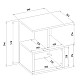 Κομοδίνο - Τραπεζάκι βοηθητικό Entiero Megapap χρώμα sapphire oak 39,8x35x54,6εκ. Κομοδίνο - Τραπεζάκι βοηθητικό Entiero Megapap χρώμα sapphire oak 39,8x35x54,6εκ.