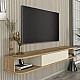Έπιπλο τηλεόρασης επιτοίχιο Cross Megapap με LED χρώμα sepet oak - sandstone 150x29,6x19,2εκ. Έπιπλο τηλεόρασης επιτοίχιο Cross Megapap με LED χρώμα sepet oak - sandstone 150x29,6x19,2εκ.