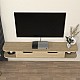 Έπιπλο τηλεόρασης επιτοίχιο Noland Megapap με LED χρώμα rota oak 150x35x19,2εκ. Έπιπλο τηλεόρασης επιτοίχιο Noland Megapap με LED χρώμα rota oak 150x35x19,2εκ.