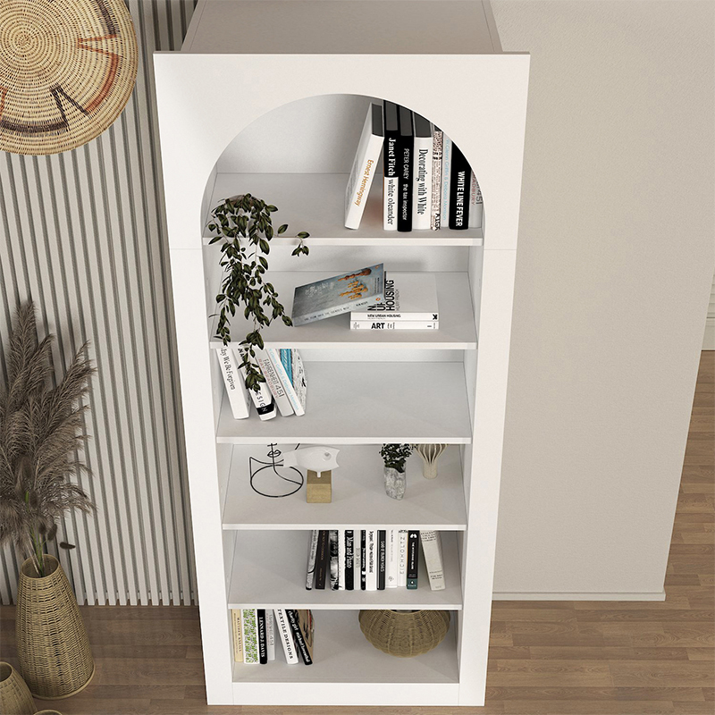 Βιβλιοθήκη Voila Megapap χρώμα λευκό 74x35x180εκ. Βιβλιοθήκη Voila Megapap χρώμα λευκό 74x35x180εκ.
