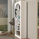 Βιβλιοθήκη Voila Megapap χρώμα λευκό 74x35x180εκ. Βιβλιοθήκη Voila Megapap χρώμα λευκό 74x35x180εκ.