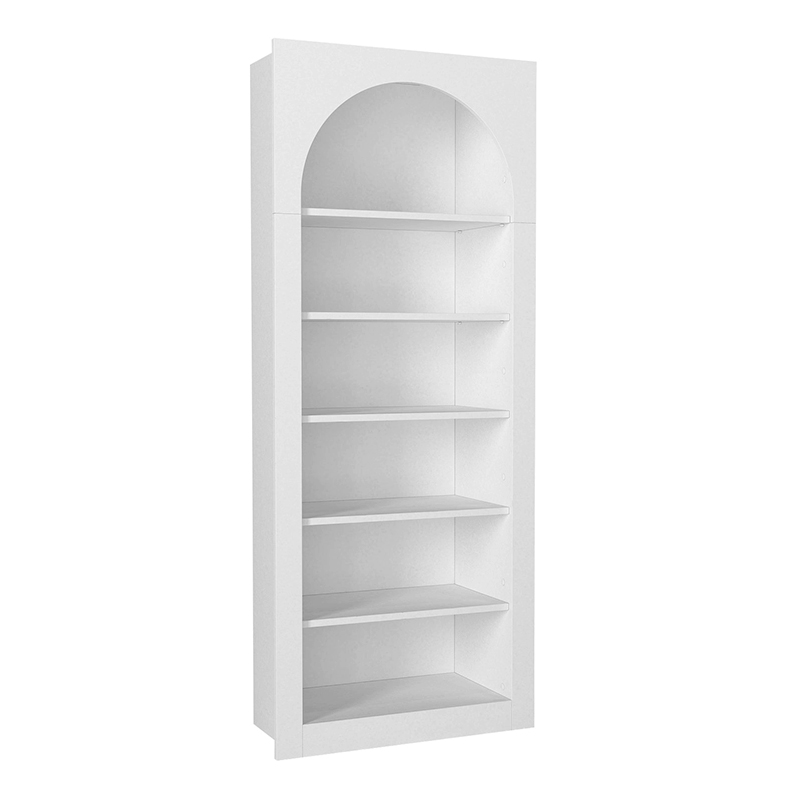 Βιβλιοθήκη Voila Megapap χρώμα λευκό 74x35x180εκ. Βιβλιοθήκη Voila Megapap χρώμα λευκό 74x35x180εκ.