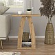 Τραπεζάκι βοηθητικό - Κομοδίνο Deros Megapap χρώμα sepet oak 45x45x56εκ. Τραπεζάκι βοηθητικό - Κομοδίνο Deros Megapap χρώμα sepet oak 45x45x56εκ.