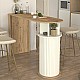 Τραπέζι μπαρ Bohema Megapap χρώμα sepet oak - ivory 150x51,6x101,8εκ. Τραπέζι μπαρ Bohema Megapap χρώμα sepet oak - ivory 150x51,6x101,8εκ.