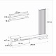 Σύνθεση τηλεόρασης Dumont Megapap χρώμα ανθρακί - sepet oak 240x36,8x200εκ. Σύνθεση τηλεόρασης Dumont Megapap χρώμα ανθρακί - sepet oak 240x36,8x200εκ.