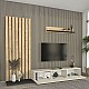Σύνθεση τηλεόρασης Nagini Megapap χρώμα ivory - sapphire oak - ανθρακί 260x39,4x203,6εκ. Σύνθεση τηλεόρασης Nagini Megapap χρώμα ivory - sapphire oak - ανθρακί 260x39,4x203,6εκ.