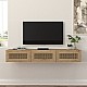 Έπιπλο τηλεόρασης επιτοίχιο Samuel Megapap χρώμα sapphire oak 180x31,4x28,6εκ.