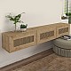 Έπιπλο τηλεόρασης επιτοίχιο Samuel Megapap χρώμα sapphire oak 180x31,4x28,6εκ.