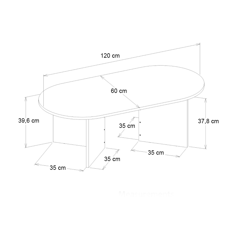 Τραπεζάκι σαλονιού Cortado Megapap χρώμα travertine 120x60x39,6εκ. Τραπεζάκι σαλονιού Cortado Megapap χρώμα travertine 120x60x39,6εκ.
