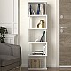 Βιβλιοθήκη Alvina Megapap χρώμα λευκό 45x19,6x158,8εκ. Βιβλιοθήκη Alvina Megapap χρώμα λευκό 45x19,6x158,8εκ.