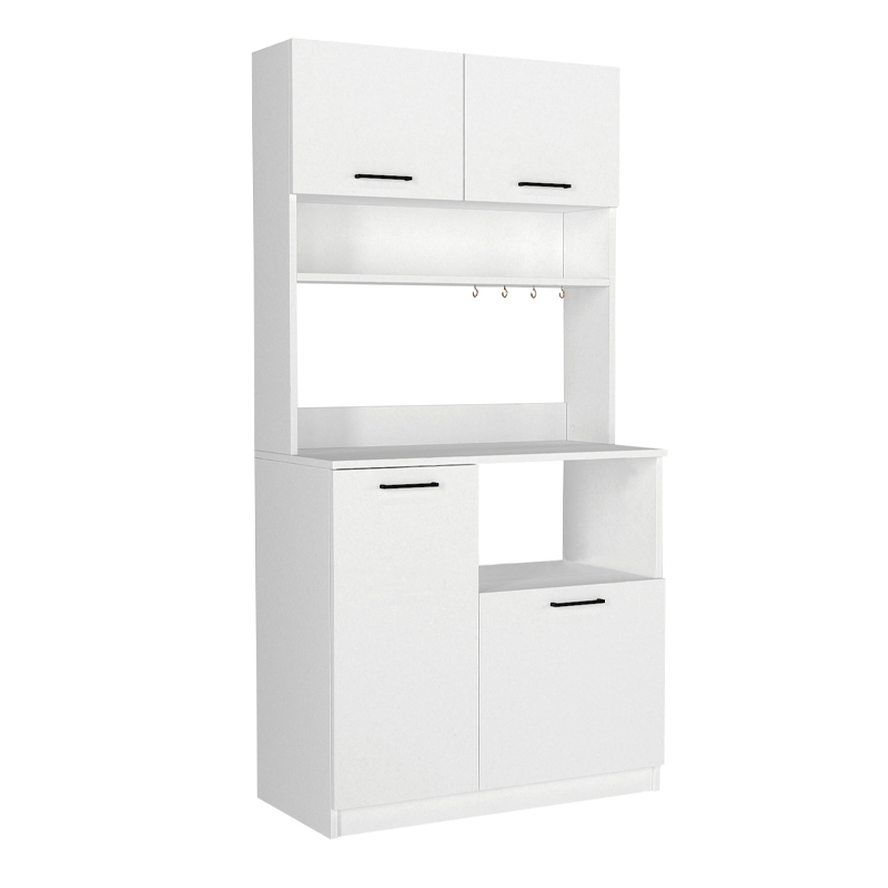 Έπιπλο κουζίνας Tuco 2 Megapap χρώμα λευκό 90x40x180εκ. Έπιπλο κουζίνας Tuco 2 Megapap χρώμα λευκό 90x40x180εκ.