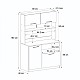 Έπιπλο κουζίνας Tuco 2 Megapap χρώμα λευκό 90x40x180εκ. Έπιπλο κουζίνας Tuco 2 Megapap χρώμα λευκό 90x40x180εκ.