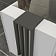 Γραφείο υποδοχής - reception Hola Megapap χρώμα λευκό - ανθρακί 93,6x45,2x110,3εκ. Γραφείο υποδοχής - reception Hola Megapap χρώμα λευκό - ανθρακί 93,6x45,2x110,3εκ.