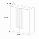 Γραφείο υποδοχής - reception Hola Megapap χρώμα sepet oak - ανθρακί 93,6x45,2x110,3εκ. Γραφείο υποδοχής - reception Hola Megapap χρώμα sepet oak - ανθρακί 93,6x45,2x110,3εκ.