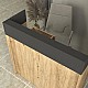 Γραφείο υποδοχής - reception Wilko Megapap με LED χρώμα sepet oak - ανθρακί 113,6x42x110εκ. Γραφείο υποδοχής - reception Wilko Megapap με LED χρώμα sepet oak - ανθρακί 113,6x42x110εκ.