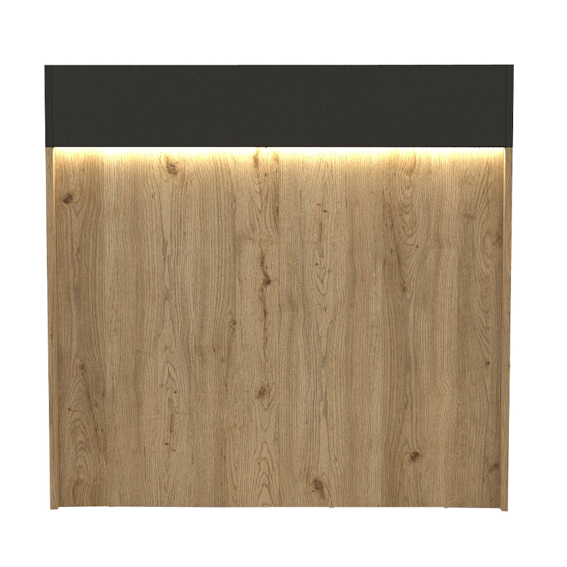 Γραφείο υποδοχής - reception Wilko Megapap με LED χρώμα sepet oak - ανθρακί 113,6x42x110εκ. Γραφείο υποδοχής - reception Wilko Megapap με LED χρώμα sepet oak - ανθρακί 113,6x42x110εκ.