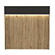 Γραφείο υποδοχής - reception Wilko Megapap με LED χρώμα sepet oak - ανθρακί 113,6x42x110εκ. Γραφείο υποδοχής - reception Wilko Megapap με LED χρώμα sepet oak - ανθρακί 113,6x42x110εκ.