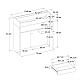 Γραφείο υποδοχής - reception Wilko Megapap με LED χρώμα sepet oak - ανθρακί 113,6x42x110εκ. Γραφείο υποδοχής - reception Wilko Megapap με LED χρώμα sepet oak - ανθρακί 113,6x42x110εκ.