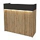 Γραφείο υποδοχής - reception Wilko Megapap με LED χρώμα sepet oak - ανθρακί 113,6x42x110εκ. Γραφείο υποδοχής - reception Wilko Megapap με LED χρώμα sepet oak - ανθρακί 113,6x42x110εκ.