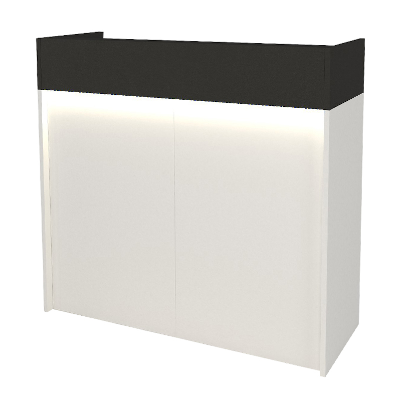 Γραφείο υποδοχής - reception Wilko Megapap με LED χρώμα λευκό - ανθρακί 113,6x42x110εκ. Γραφείο υποδοχής - reception Wilko Megapap με LED χρώμα λευκό - ανθρακί 113,6x42x110εκ.