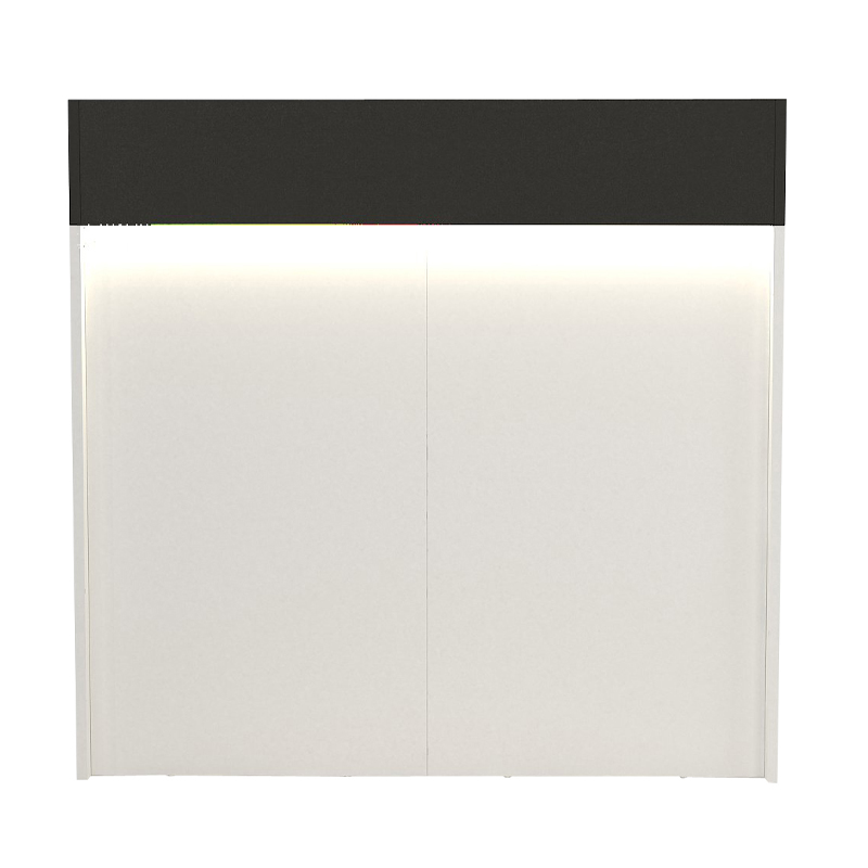 Γραφείο υποδοχής - reception Wilko Megapap με LED χρώμα λευκό - ανθρακί 113,6x42x110εκ. Γραφείο υποδοχής - reception Wilko Megapap με LED χρώμα λευκό - ανθρακί 113,6x42x110εκ.