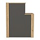 Γραφείο υποδοχής - reception Enter Megapap χρώμα sepet oak - ανθρακί 86,9x40x110,3εκ. Γραφείο υποδοχής - reception Enter Megapap χρώμα sepet oak - ανθρακί 86,9x40x110,3εκ.