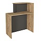 Γραφείο υποδοχής - reception Enter Megapap χρώμα sepet oak - ανθρακί 86,9x40x110,3εκ. Γραφείο υποδοχής - reception Enter Megapap χρώμα sepet oak - ανθρακί 86,9x40x110,3εκ.