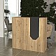 Γραφείο υποδοχής - reception Navita Megapap με LED χρώμα sepet oak - ανθρακί 113,6x42x111,8εκ. Γραφείο υποδοχής - reception Navita Megapap με LED χρώμα sepet oak - ανθρακί 113,6x42x111,8εκ.