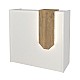 Γραφείο υποδοχής - reception Navita Megapap με LED χρώμα λευκό - sepet oak 113,6x42x111,8εκ. Γραφείο υποδοχής - reception Navita Megapap με LED χρώμα λευκό - sepet oak 113,6x42x111,8εκ.
